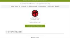 Desktop Screenshot of chicagokickboxingclub.com